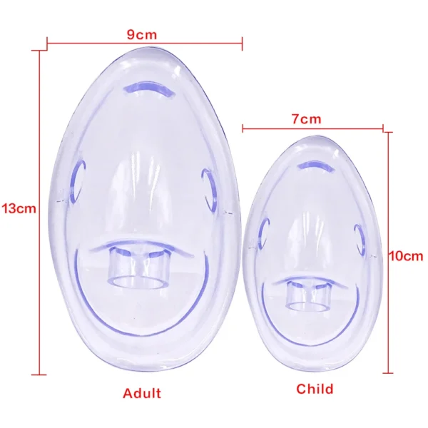 Medical Asthma Inhaler Mask Nebulizer Masks for Compressor Atomizer Machine Atomization Humidifier Inhaler Accessories Kid Adult - Image 2