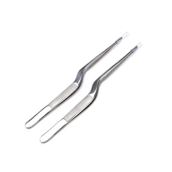 Stainless Steel Durable Medical Use Dental Oral Curved Tweezer Ear Nose Clip Health Care Makeup Cosmetic Tools - Image 3