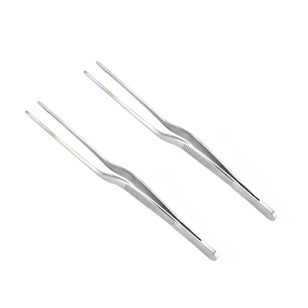 Stainless Steel Durable Medical Use Dental Oral Curved Tweezer Ear Nose Clip Health Care Makeup Cosmetic Tools - Image 4