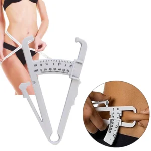 Personal Body Fat Loss Tester Calculator Caliper Fitness Clip Fat Measurement Tool Slim Chart Skinfold Test Health Tool