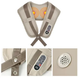 Electric Cervical Back Knocking Masajeador De Espalda Saude Neck Massager Body Percussion Shawl Health Care
