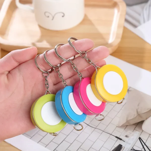 1.5 Meters Candy Color Retractable Rolling Ruler Portable Gift Keychain Tape Measure Clothing Size Sewing Body Measuring Tape - Image 6