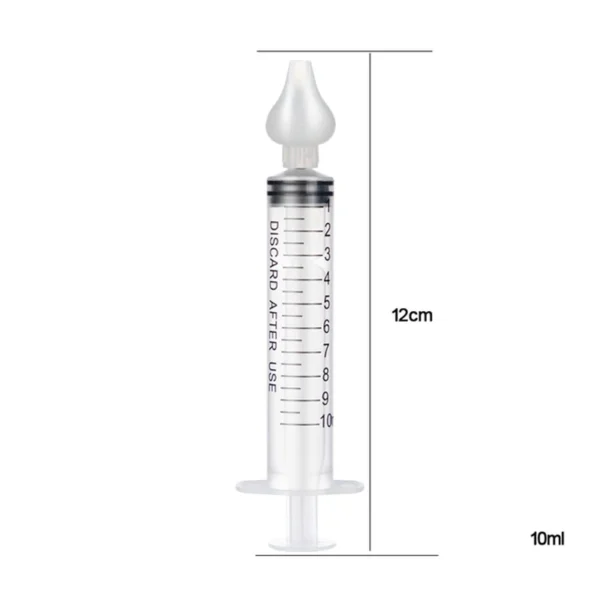 Home Needle Tube Nasal Aspirator Baby Infant Kids Nose Snot Booger Irrigator Mucus Snivel Cleaner Rhinitis Syringe Washer Tube - Image 6