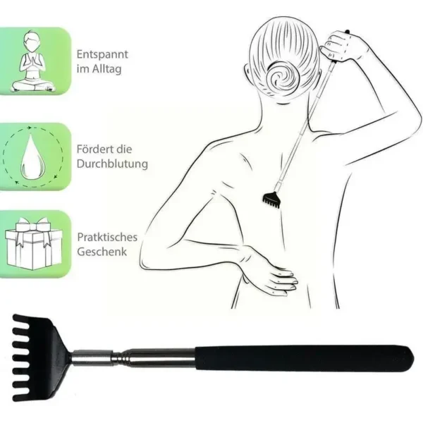 Telescopic Back Scratcher Scratching Backscratcher Massager Back Scraper Itch Products Kit Telescoping Health Hackle Extend V3L1 - Image 6