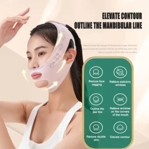 Beauty Health Chin Cheek Slimming Bandage V Shaper V Line Lifting Mask Face Lifting Anti Wrinkle Strap Band Sleeping Mask