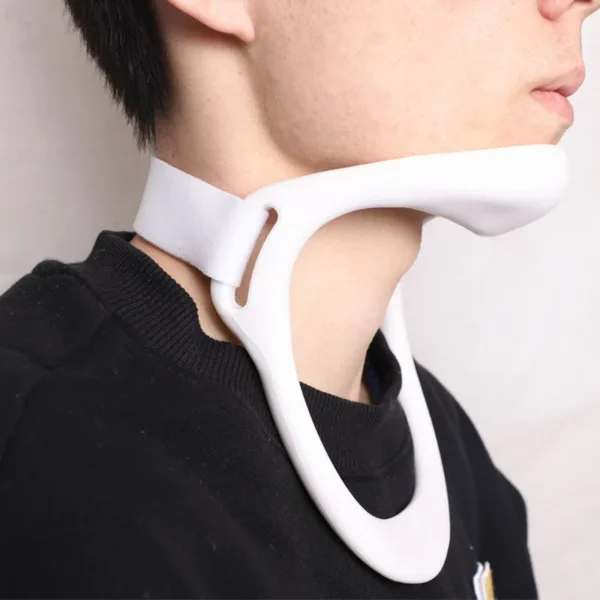Neck Brace Support Posture Improve Pain Caused By Bowing Your Head Health Care Girth Adjustable Correct Effectively Stretcher - Image 3