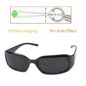 1pcs Improve Pinhole Small Hole Glasses Eyeglasses Eyes Exercise Eyesight Vision Healing Eyesight Improvement Vision Care