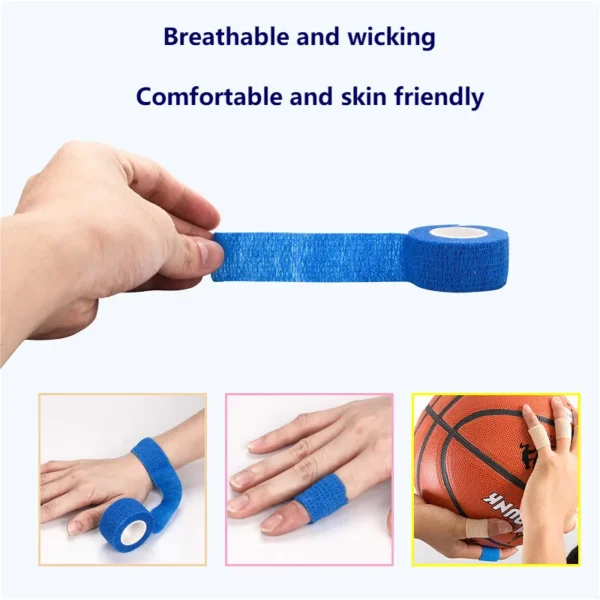 Waterproof Self-Adhesive Elastic Bandage Treatment Gauze Wrap Emergency Muscle Tape First Aid Tool for Finger Joint Knee Pet - Image 6