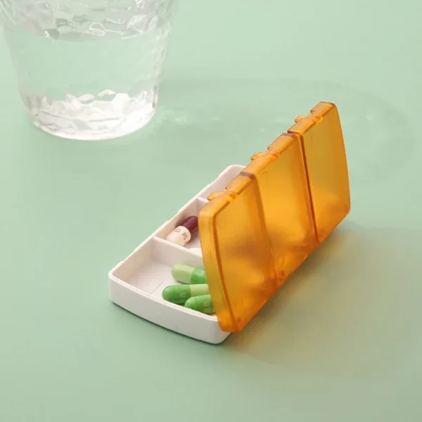 New 3 Grids Mini Organizer Case Pill Box Travel Tablet Holder Container Medicine Drug Storage Box Tablet Pill Organizer Case Hot - Image 3