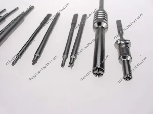 Medical orthopedic instrument square cross hex Hexagon torx Plum 6 star head bone screwdriver AO quick coupling surgical VET T - Image 3