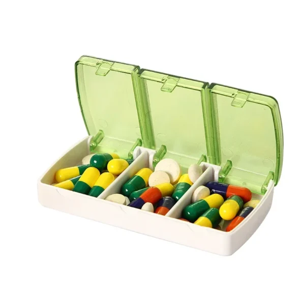 New 3 Grids Mini Organizer Case Pill Box Travel Tablet Holder Container Medicine Drug Storage Box Tablet Pill Organizer Case Hot - Image 5