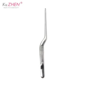 Stainless Steel Durable Medical Use Dental Oral Curved Tweezer Ear Nose Clip Health Care Makeup Cosmetic Tools
