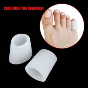 Silicone Little Toe Tube Corns Blisters Corrector Pinkie Protector Gel Bunion Toe Finger Protection Gel Sleeve Foot Health Care