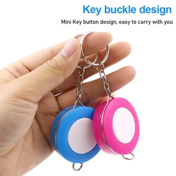 1.5 Meters Candy Color Retractable Rolling Ruler Portable Gift Keychain Tape Measure Clothing Size Sewing Body Measuring Tape - Image 2