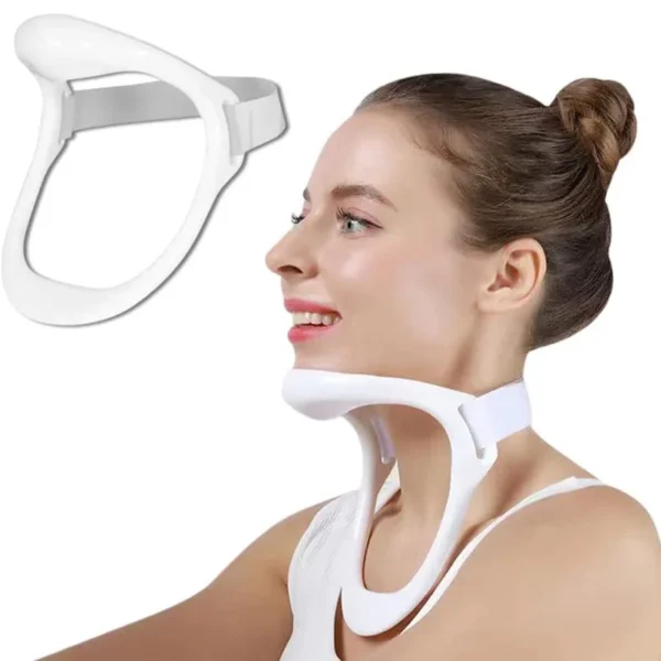 Neck Brace Support Posture Improve Pain Caused By Bowing Your Head Health Care Girth Adjustable Correct Effectively Stretcher - Image 2