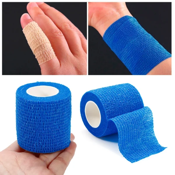 Waterproof Self-Adhesive Elastic Bandage Treatment Gauze Wrap Emergency Muscle Tape First Aid Tool for Finger Joint Knee Pet - Image 4