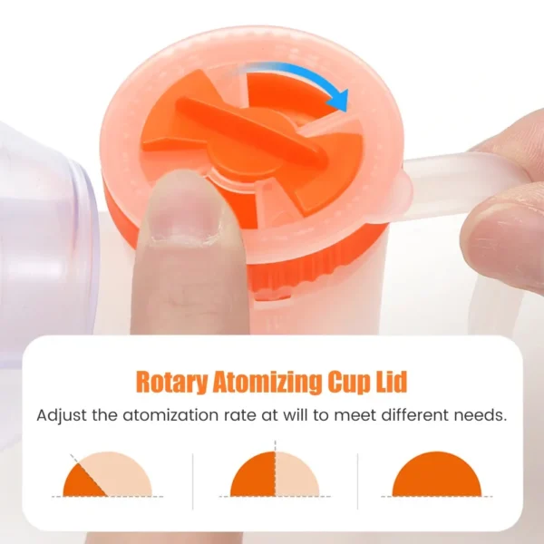 Adult Child Medical Inhaler Tube Pipe Catheter Replace Atomizing Nebulizing Cup Part Mask Accessory for Air Compressor Nebulizer - Image 5