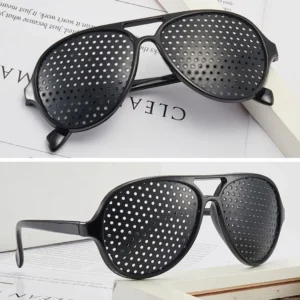 Improve Pinhole Small Hole Glasses Eyeglasses Eyes Exercise Eyesight Vision Healing Eyesight Improvement Vision Care