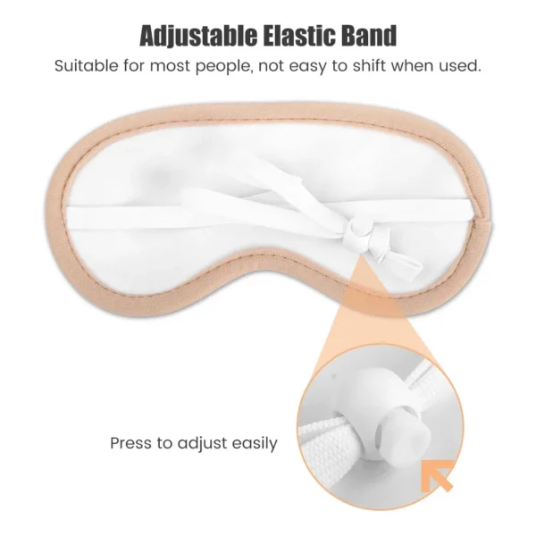 Adjustable Castor Oil Wrap Pack Essential Oil Wrap Organic Cotton Flannel Eye Mask Pad Reusable for Liver Detox Inflammation - Image 3