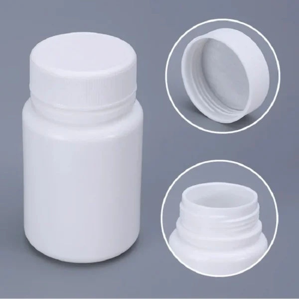 Thicken 10ML Pill Bottle Solid Powder Medicine Pill Reagent Container for Supplements Vitamins and Medicine Travel Dispenser
