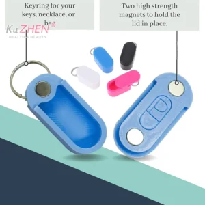 1pcs Travel Pill Case Pill Organizer Medicine Organizer Portable Mini Pill Box Keychain Pill Box Magnetic Slide To Store Pills