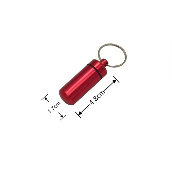 Mini Portable Pill Box Organizer Storage Waterproof Aluminum Cases Tablets Bottle Medicine Vitamin Pillboxs Fish Oils Container - Image 6