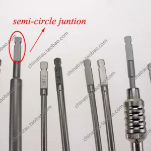 Medical orthopedic instrument square cross hex Hexagon torx Plum 6 star head bone screwdriver AO quick coupling surgical VET T