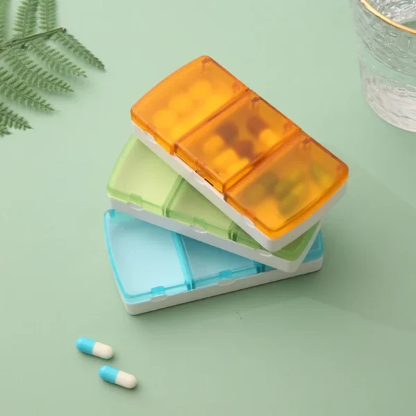 New 3 Grids Mini Organizer Case Pill Box Travel Tablet Holder Container Medicine Drug Storage Box Tablet Pill Organizer Case Hot - Image 4