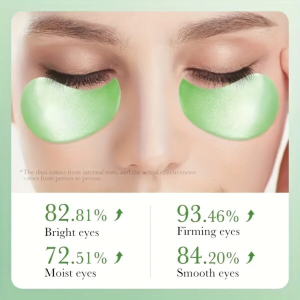 120pcs/2 Boxes of Collagen Aloe Facial Mask - Moisturizing And Nourishing Eye Care, Emitting Radiance, Improving The Appearance of Eye Light Beige, Making Eye Light Beige Soft And Smooth - Image 2